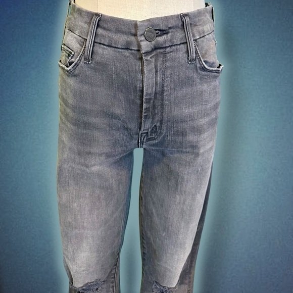 NWOT MOTHER Denim ‘The Looker Ankle Fray’ Jeans in “Burning Out Lanterns” Sz 27 - Picture 7 of 16